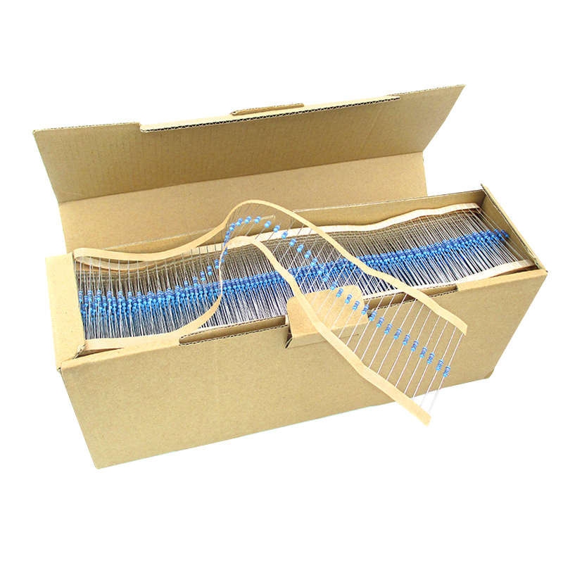 金属膜电阻 五色环电阻器1%120欧 1/4W 0.25W 1盒(5000个一盒）