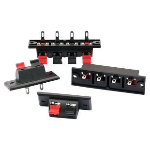 音箱音响接线端子柱线夹喇叭夹测试夹接线夹面包板夹音频 2P/4P