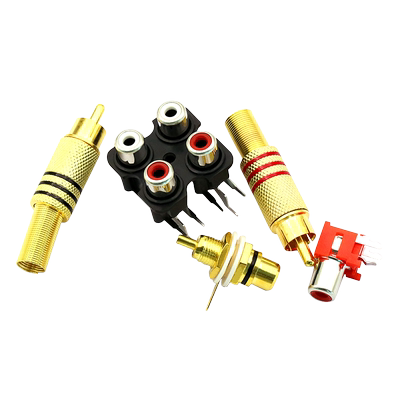 莲花母座/AV莲花插头插座/音频座