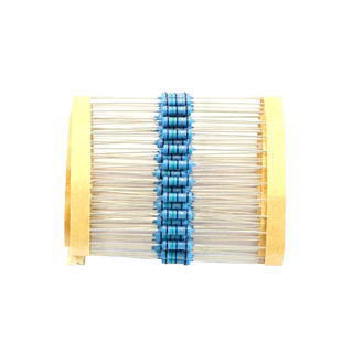 金属膜电阻器1/2W元件1%色环2k 1K 4.7K 10K 100K 100欧120欧姆1M