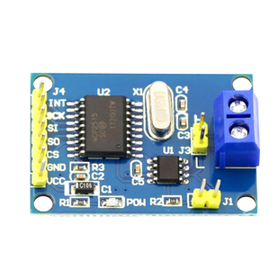 MCP2515 TJA1050接收器 SPI 51单片机程序例程 CAN总线模块