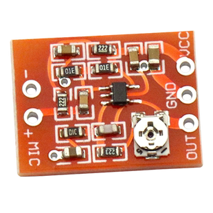 MAX4466驻极体 话筒放大器板 麦克风放大模块 增益可调拾前级音器