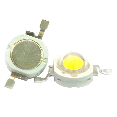 白光灯珠 1W暖白光灯 大功率 LED灯发光二极管 照明LED 80-90LM
