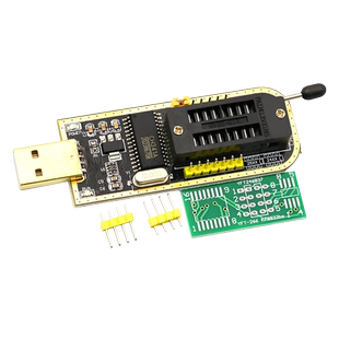 土豪金 CH341B编程器 USB烧录器主板路由液晶24 25 BIOS FLASH