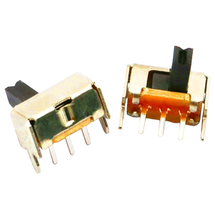 五脚拨动开关SK-12D07 1P2T 常用款 侧面滑动开关 (20个)
