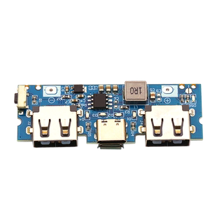 Type-c充电口双usb充电宝电源板升压模块2.4A移动电源5V主板DIY