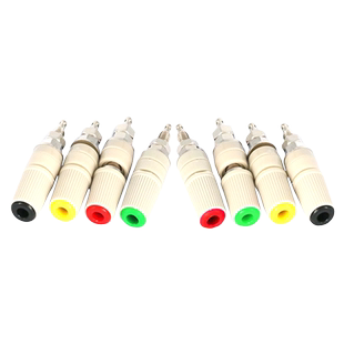 香蕉插座30A大电流M5*45纯铜接线柱5mm香蕉座插头4mm端子接地柱