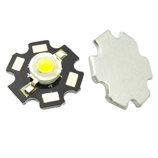 LED灯珠 3W 带铝基板 高亮大功率 LED灯 发光二极管