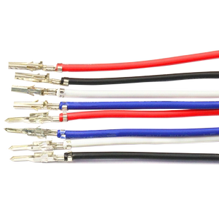 5557 5559端子线连接器电子线连接线公母单双头 18号线焊接镀锡线