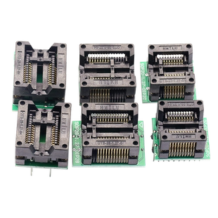 编程座宽体窄体烧录座SOP8/14/16/18/20/28 SSOP芯片转换IC测试座