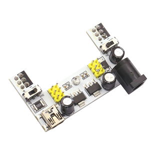面包板电源模块2路面包板模块兼容5V/3.3V直流稳压模块电源模块
