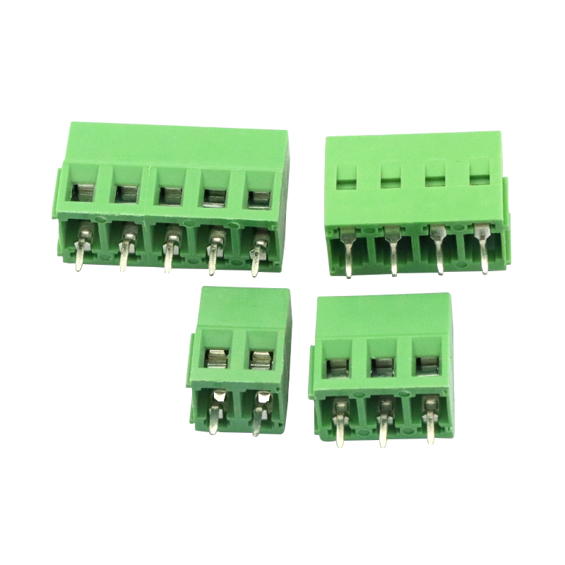 接线端子螺钉式PCB端子DG/KF128-2P/3/4/5/6/13P间距5.0MM可拼接