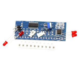 流水灯套件 NE555+CD4017流水灯 电子DIY散件 电子制作 流水灯