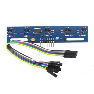 5路循迹传感器 五路 寻迹传感器 tcrt5000l寻迹模块 红外传感器