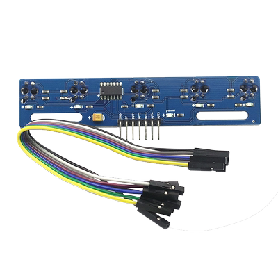 5路循迹传感器tcrt5000l寻迹模块
