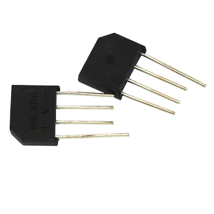 【TELESKY】整流桥 桥堆 KBL608 整流器 6A 800V 扁桥 (2个)