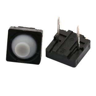 导电胶 按键按钮开关无声硅胶轻触微动开关 8*8 2P 两脚(10个）