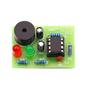 NE555多谐振荡器套件 NE555P无稳态电路 双闪灯电子DIY教学实训