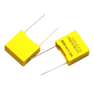 安规电容 X2 275V 0.22uF 220nF 224K 脚距10mm 电容器(5个)