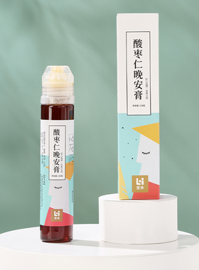 笠禾酸枣仁晚安膏助草本膏方百合茯苓桑葚养生膏养生茶睡眠膏方茶