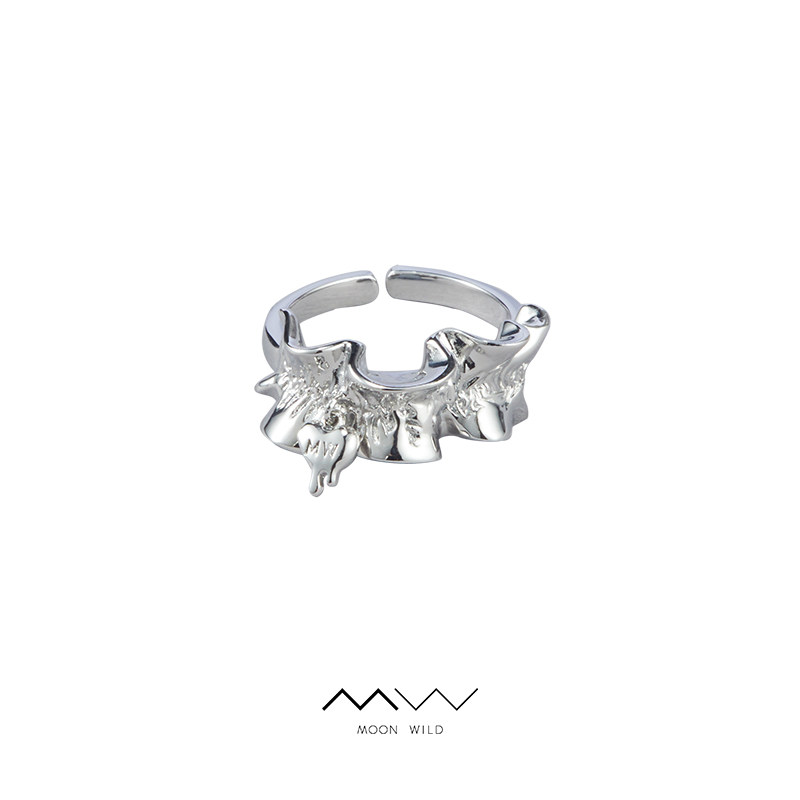 MOONWILD野月亮 礼物绸带Gift ribbon小众爱心原创设计开口戒指,服饰配件/皮带/帽子/围巾,其他配件,淘宝优惠券,粉丝福利购,淘宝优惠卷