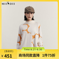 謎底高領(lǐng)套頭毛衣女2023