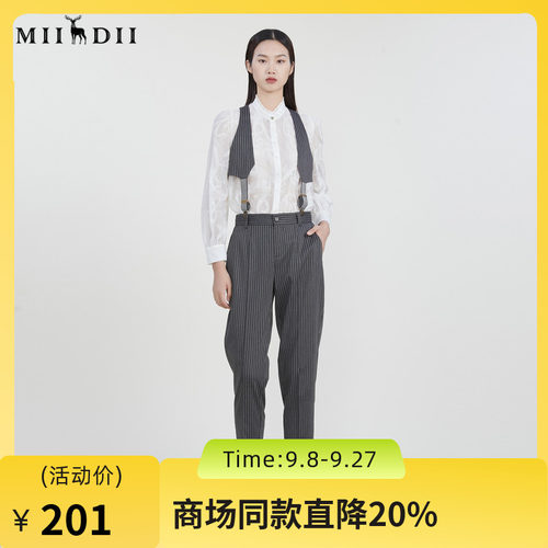 谜底休闲背带裤2023春新