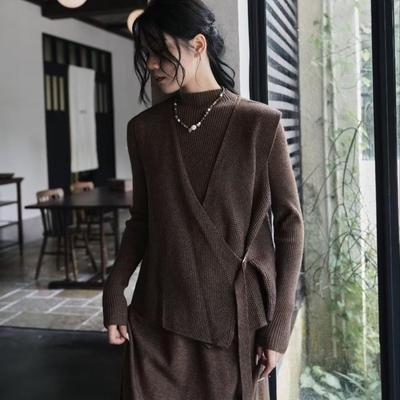 高级感秋冬2024新款针织套装裙