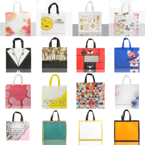 覆膜无纺布手提袋礼品服装袋子男装女装购物袋定制简约印logo定做