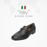 [Самоуправляемые] FERRAGAMO/Ferragamo мужские кожаные мокасины с конской пряжкой 0745419