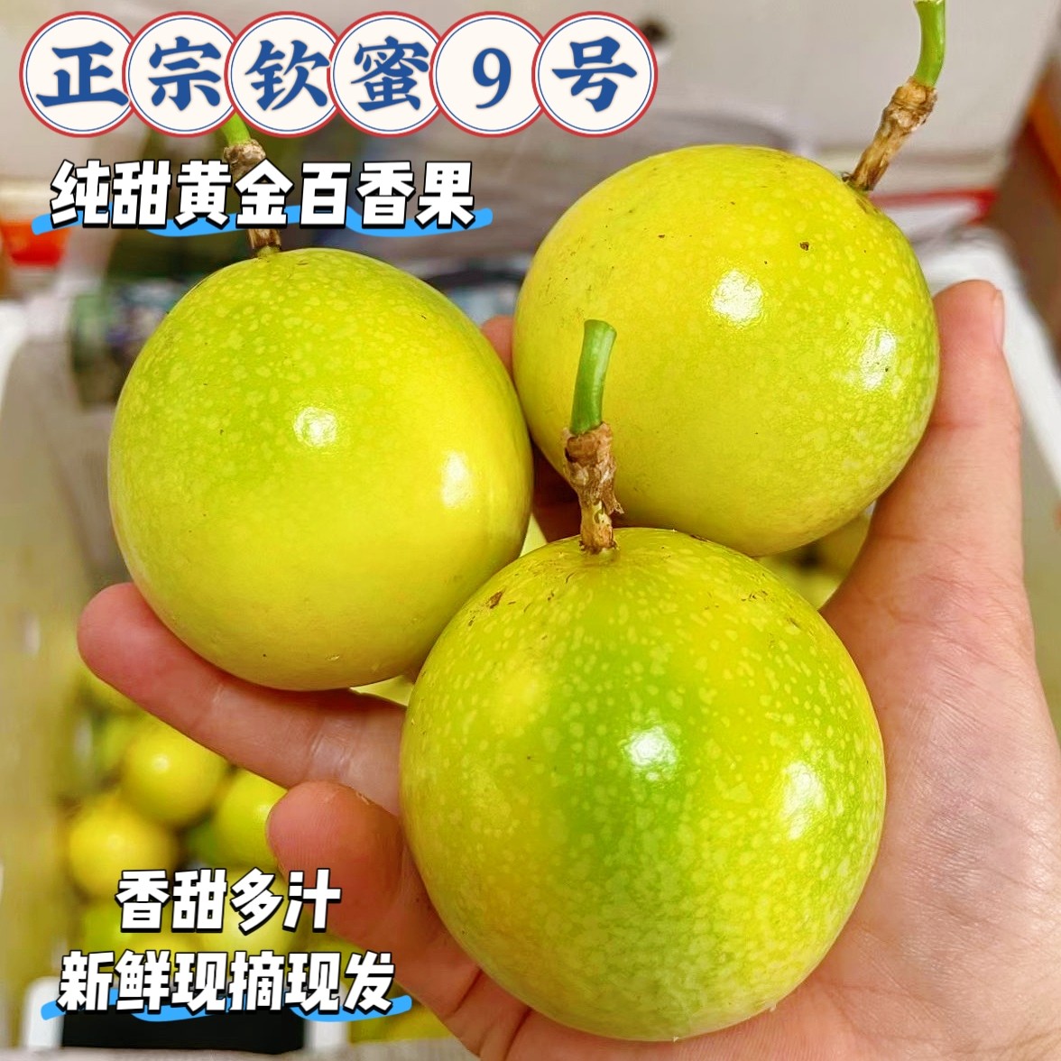 正宗广西钦蜜9号黄金百香果5斤纯甜新鲜现摘特大果当季产地孕妇水