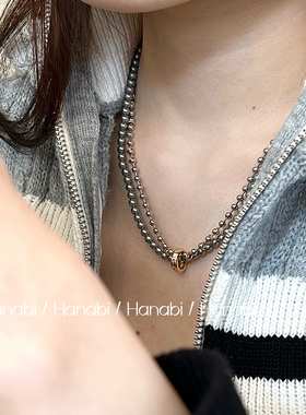 简约百搭气质珍珠双层项链