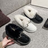 冬款 棉鞋 女加绒超厚防冻防寒高帮保暖轻便软底百搭休闲雪地靴加厚