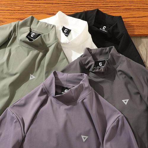 山系机能速干弹力男士长袖T恤