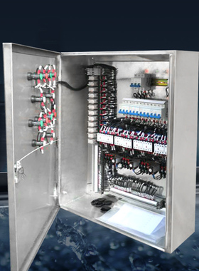 成套监控包邮低压柜变频软启动PLC编程电线消防风机电梯电气定制