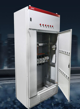成套GGD配电柜低压开关柜计量电容双电源进线出线柜交流配电接线