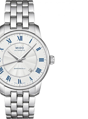 MIDO美度正品手表贝伦赛丽系列放射纹表盘机械男表M8600.4.21.1