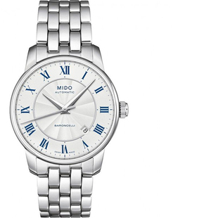 MIDO美度正品 手表贝伦赛丽系列放射纹表盘机械男表M8600.4.21.1