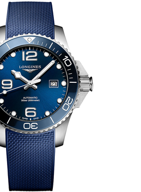 Longines浪琴正品手表康卡斯机械新款陶瓷外圈男表L3.781.4.96.9