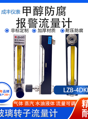 增票成丰开报警槽热处理炉流量计LZB-4DKFD甲醇10-100ML/MIN丙烷