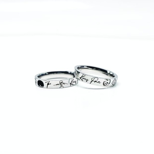 范世錡周边男生尾戒涂鸦生日签名曲奇粉丝应援戒指ins小众不掉色