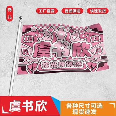 虞书欣应援大旗时代少年团张极应援旗演唱会应援饭制应援物应援旗
