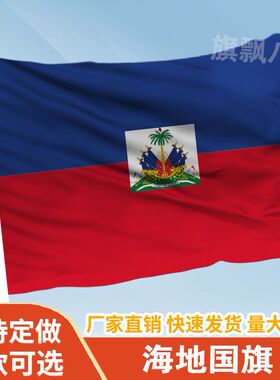 海地国家外国旗2345678号万国旗子厂旗公司旗户外活动旗定做定做