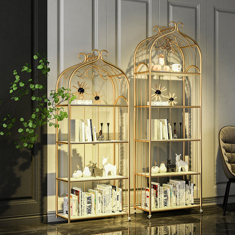 北欧美容护肤化妆品样品展示柜子美甲服装店铺货置物架家用陈列架