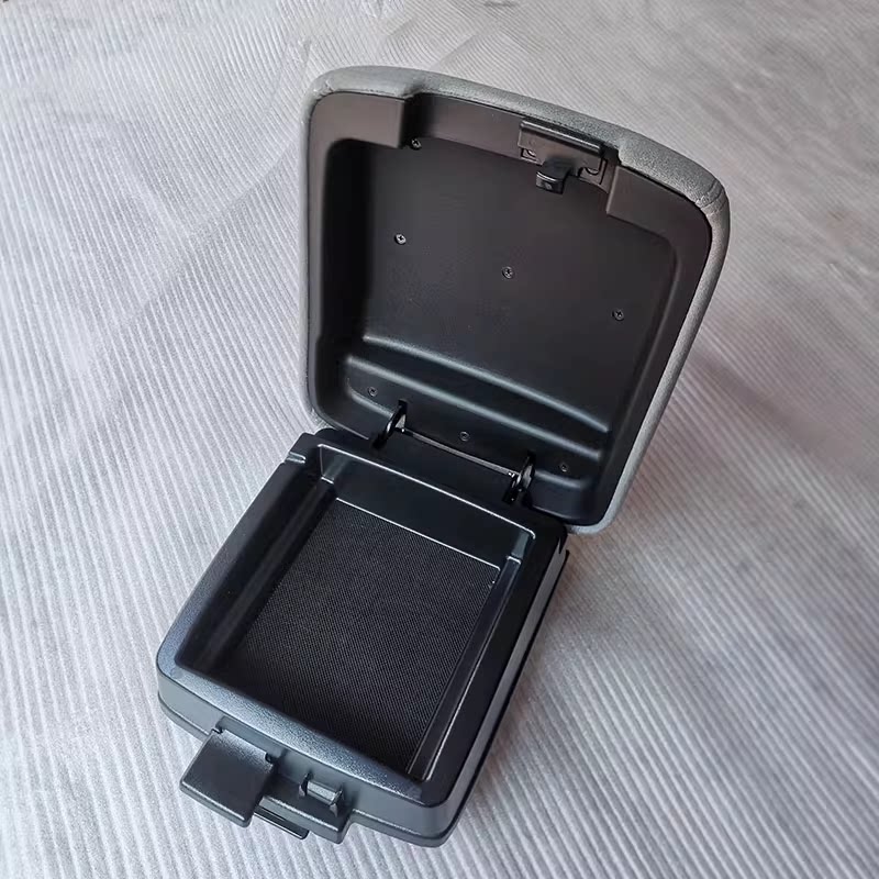 适配三菱帕杰罗V73V77V93V97灰色绒布扶手箱盖滑动箱进口总成