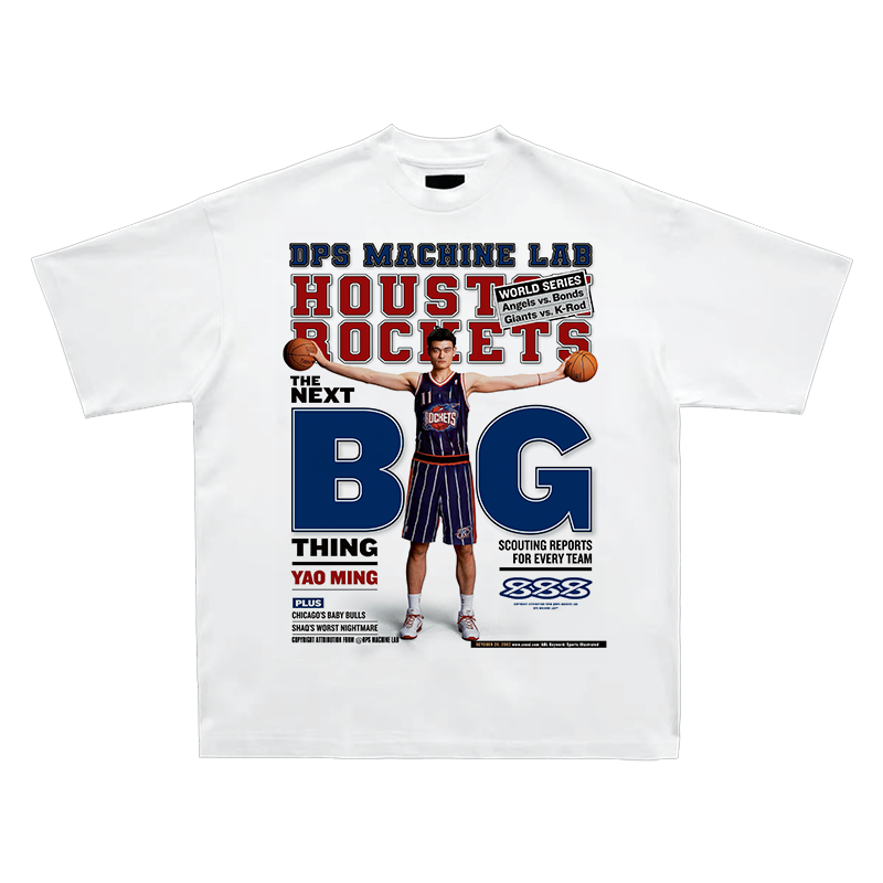 DPS短袖运动美式篮球宽松重磅T恤