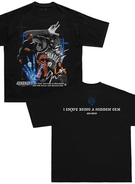 DPS「Jalen Williams」杰伦威廉姆斯美式复古篮球T恤短袖小领口