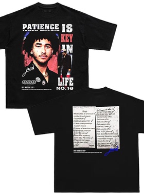 DPS「Jared McCain」贾里德麦凯恩美式篮球短袖宽松圆领T恤重磅