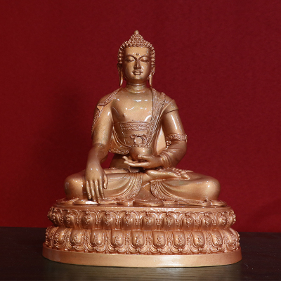 释迦牟尼西藏纯铜5寸高15cm