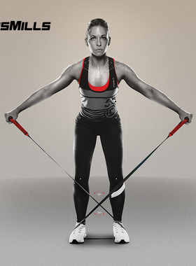 LESMILLS SMARTBAND莱美弹力绳健身女男拉力带塑腰腹塑臀核心训练